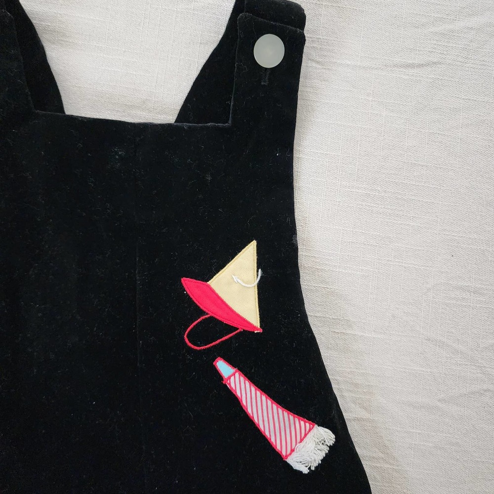 Vintage Party Applique Romper 3t